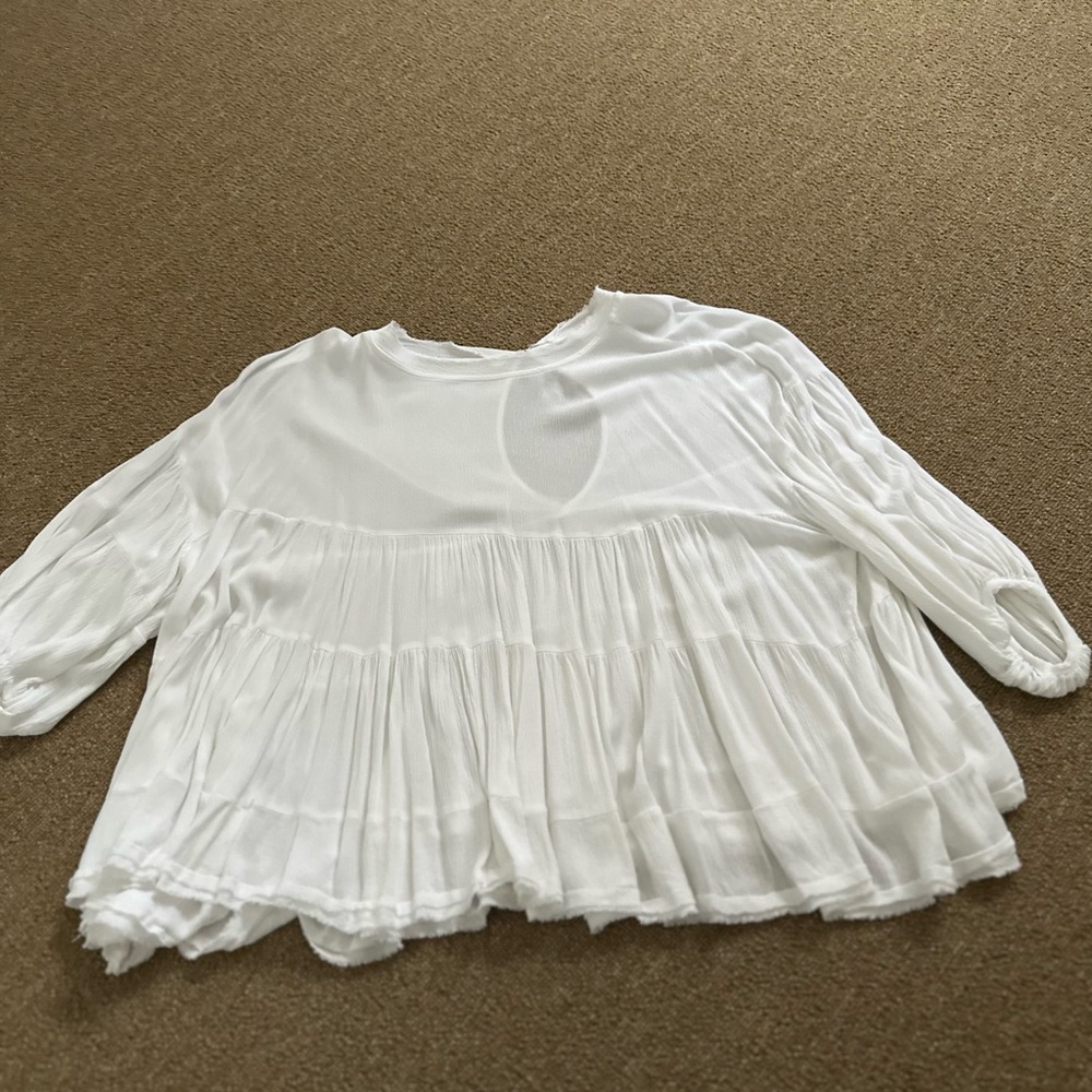 Chic White Women's Blouse